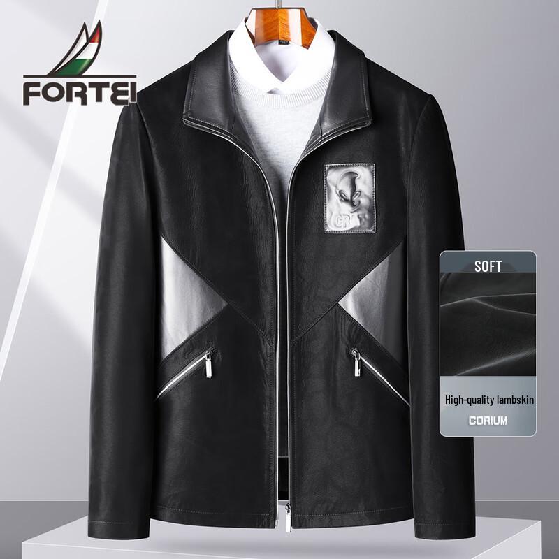 

Futing Мужская куртка премиум из овчины XL