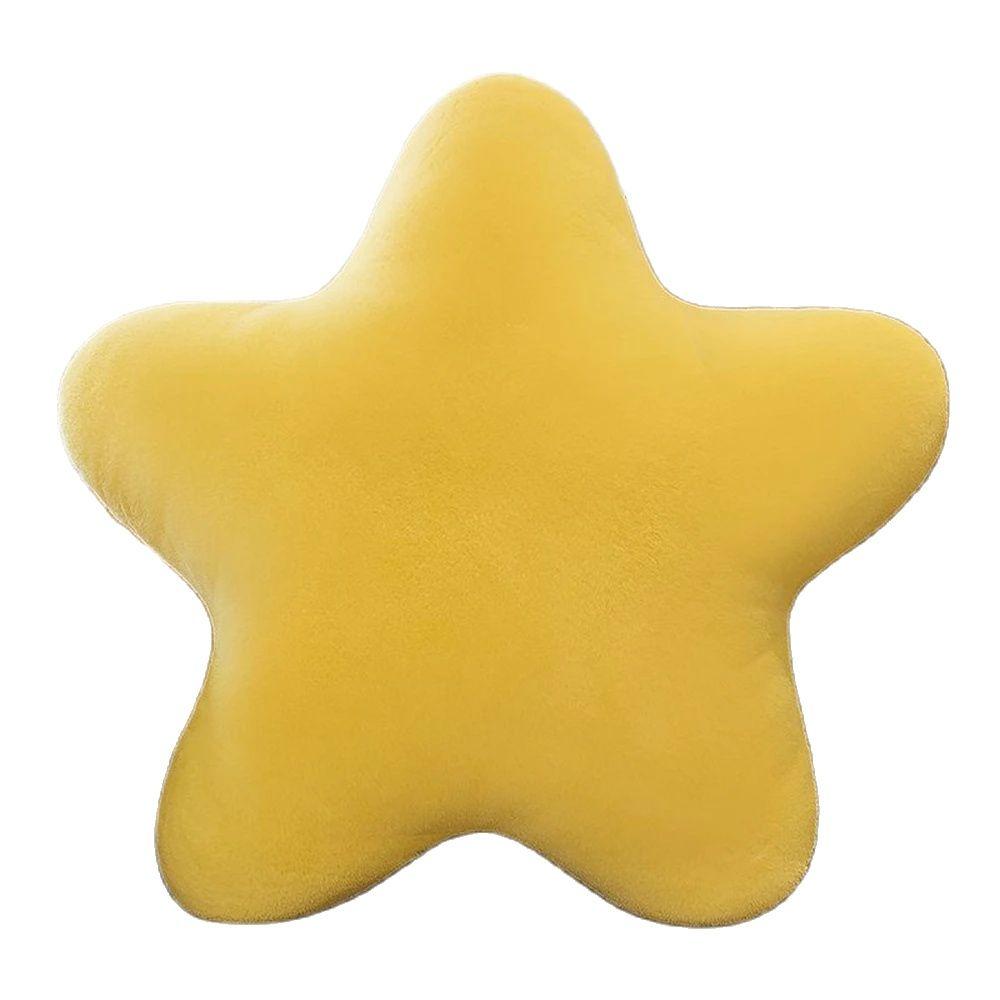 Cute Butter Cheese Throw Pillow Plush Toy Dormitory Sleep Sofa Chair Cushion Pentagon Soft Star Shape Child Birthday Gift