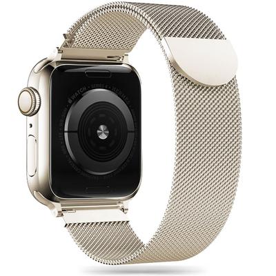 Tech-Protect Milaneseband Apple Watch 6 / 7 / 8 / 9 / 10 / Se (40 / 41 / 42 mm) Sternenlicht
