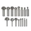 Professional Round Bottom Router Bits for Woodwork 2 Flute 1/4 1/2 Shank