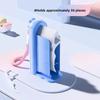 Durable PP Automatic Pop Dental Floss Box Refillable Press-on Dental Floss Box Dustproof Mini Teeth Stick Case Home
