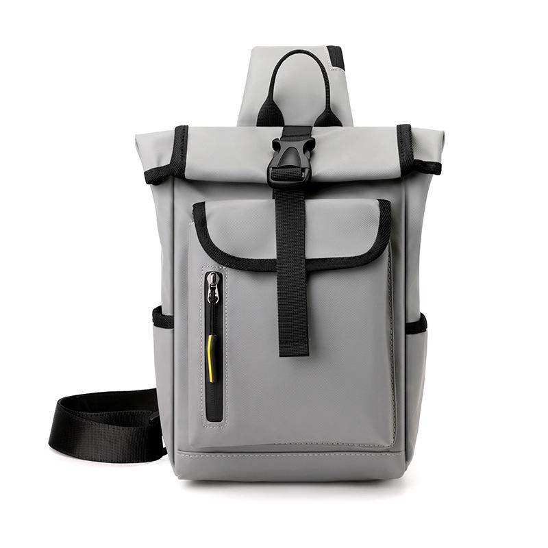 Chest Bag Men's Crossbody Bag Backpack Multi-function Storage Bag Shoulder Bag Simple Chest Bag Carry Bag