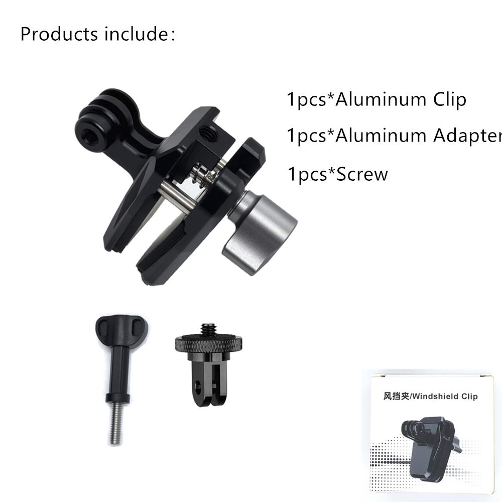 Motorcycle Bicycle Handlebar Aluminum Accessories Mount Clamp for GoPro Hero 13 12 DJI OSMO 360 Action 5Pro 6 Insta360