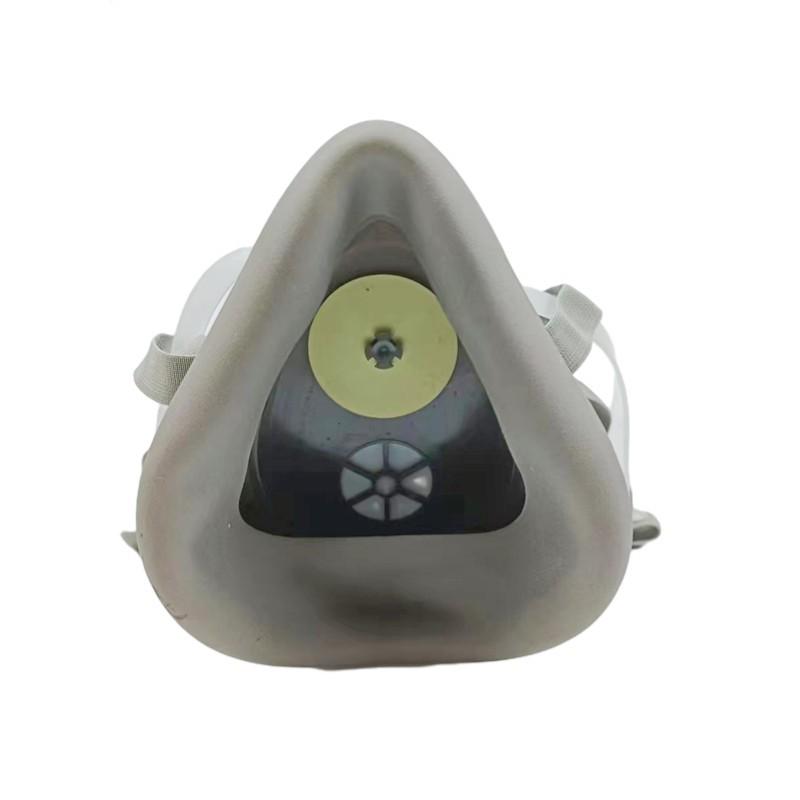 3200 Dustproof Half-Face Gas Mask for Toxic Chemicals, Spray Painting, and Formaldehyde Protection