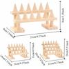 Multi-layer Wood Rings Display Holder Bracelets Necklace Ring Storage Rack  Bedroom