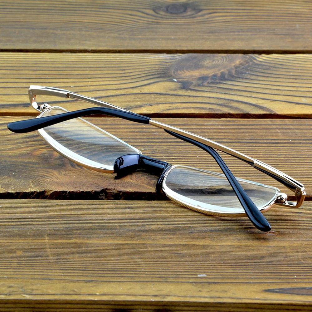 Clara Vida Minerial Crystal Lenses Glasses Material Full Rim Men Narrow Reading Glasses +1 +1.5 +2 +2.5 +3 +3.5 +4