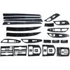 FZJDSD 3D Carbon Fiber Pattern Interior DIY Trim Decals Compatible with Infiniti G25 G37 2007 2008 2009 2010 2011 2012 2013 Available On 4 Doors