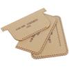 3Pcs Acrylic Template Card Bag DIY Leather Pattern Wallet Mold Craft Tools Accessories