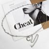 High-end Pearl Inlaid Metal Waist Chain Women's Dress Accessories Fashion Matching Body Chain Trendy Ladies