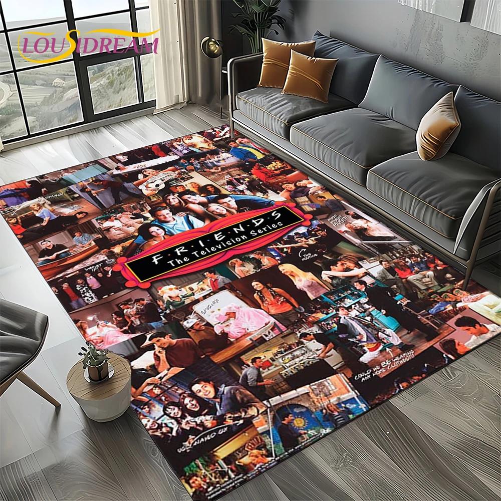 27 Stijl Central Perk Friends TV Show Tapijt Vloerkleed voor Woonkamer Slaapkamer Huis Sofa Decoratie, Kindervloerkleed Antislip Vloermat 40x60cm( 15x23in )