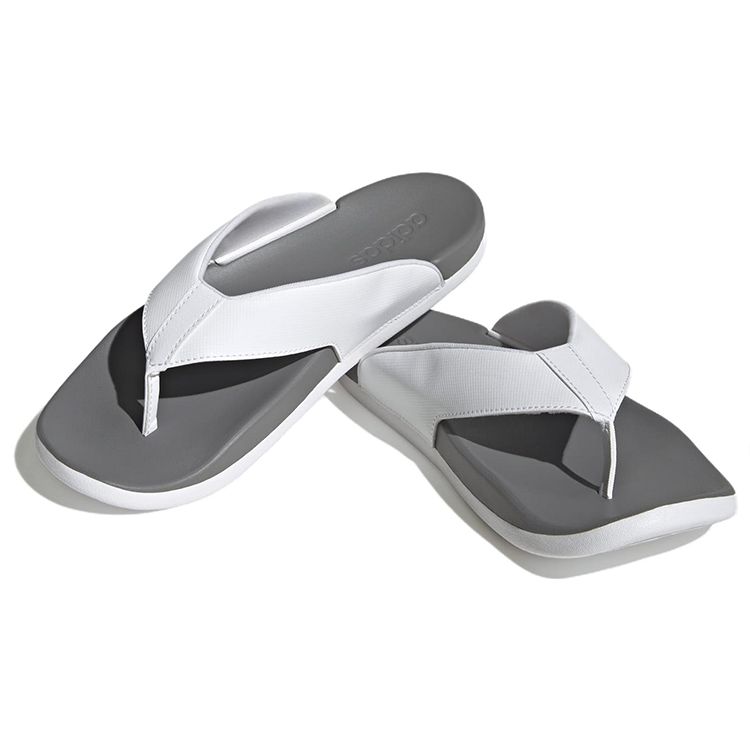 Adidas Originals Adilette Sports Slippers Men Footwear Gray White HQ4459