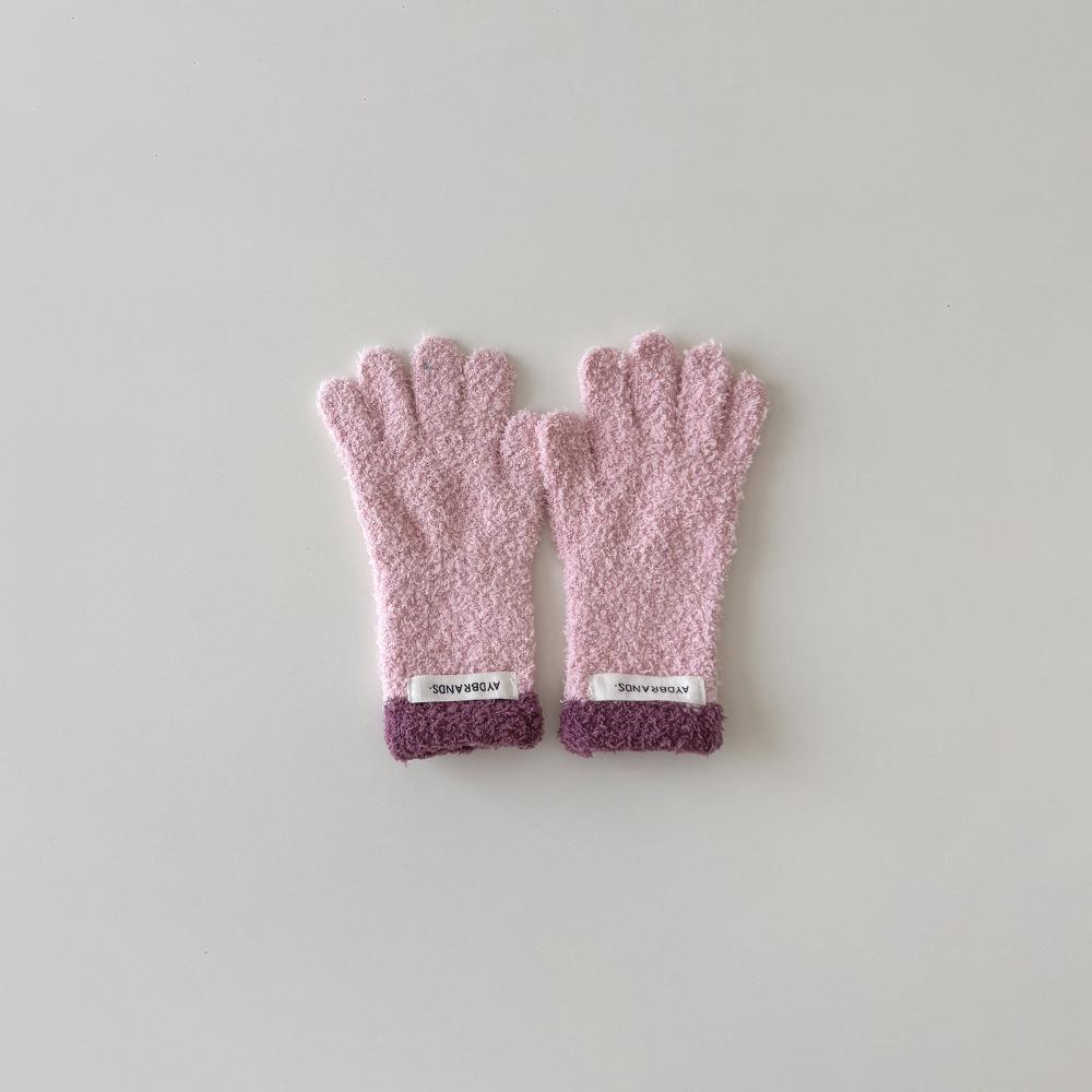 Kinderhandschuhe Fünffingerhandschuhe für Jungen und Mädchen im Herbst und Winter Warme und kältefeste Handschuhe für Babys mit getrennten Fingern