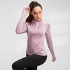Women's Long-Sleeve Quick-Dry Sports Tights & Stand Collar Sweater for Autumn/Winter Fitness & Yoga