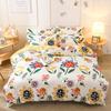 Blue Dinosaurs Soft Duvet Cover Quen Children Kids Carton Warm Comforter Covers Sets for Young Boys Soft Lovely Animals Patern Beding Set Home Decor