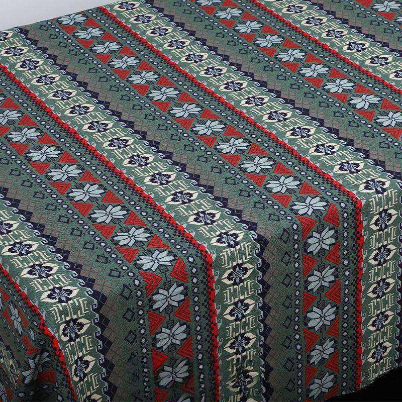 100x150cm Ethnic Printed Fabric Cotton Bohemian Retro Dress Clothes Pillow Tablecloth Fabric Handmade DIY Fabric Cotton Linen
