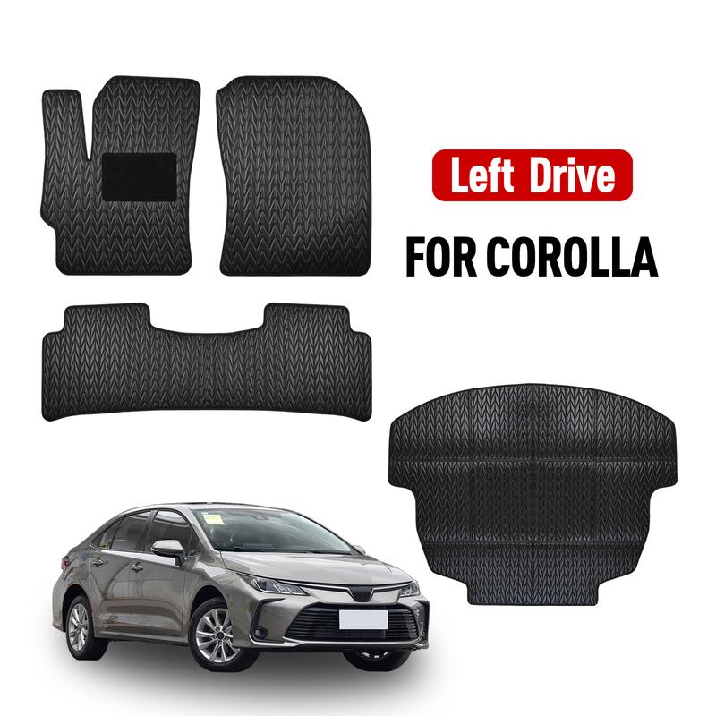 

Изготовленные на заказ кожаные автомобильные коврики износостойкие для Toyota Corolla 2014 - 2023 Водонепроницаемые нескользящие протекторы Аксессуары запчасти