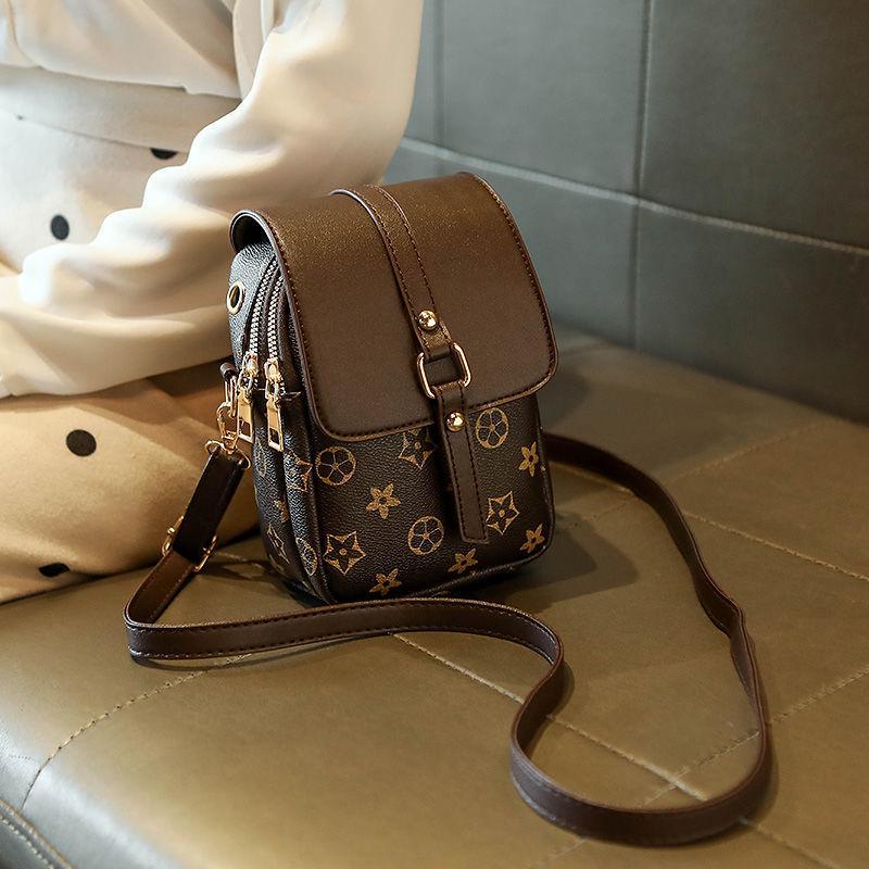 

Vintage Women s Summer Print Crossbody Phone and Coin Purse, Trendy and Versatile with Free Shipping