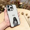 Singer S-SZA lana Phone Case For iPhone 17,16,15,14,13,12,11 Plus,Pro Max,XS,Colored Silver Plated Inside Cover