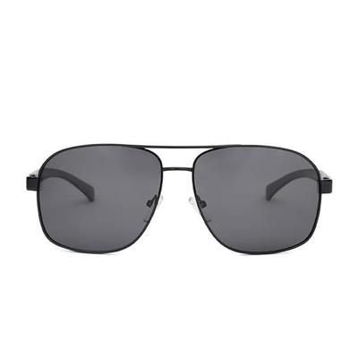 Intellilens | Branded Latest and Stylish Sunglasses | 100% UV Protected |  Premium Looks | Unisex | Black Lenses | Aviator | Medium