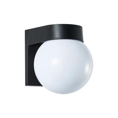 Simple Design Loft Led Outdoor Porch Light Apply for Home E27 Base Type Ball Black Style Lampshade Outdoor Decorative Lighting