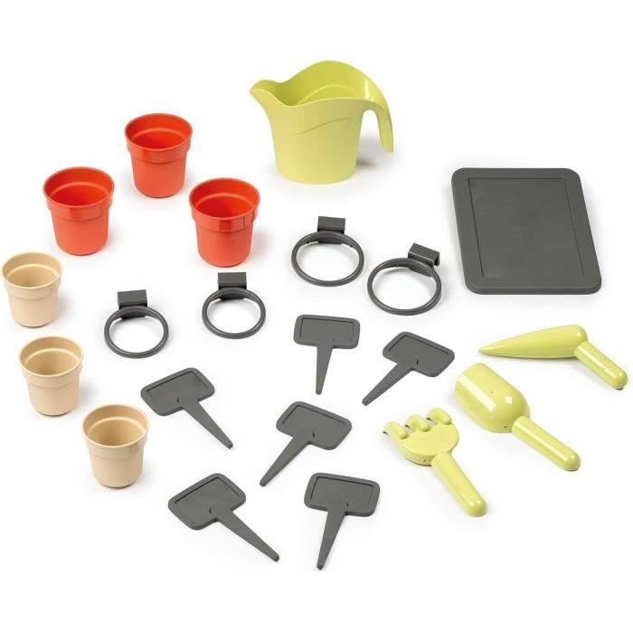 Smoby life - garden house - maison thème jardinage - jardinière, treillis, mangeoire à oiseaux, récupérateur d'eau - dès 2 ans