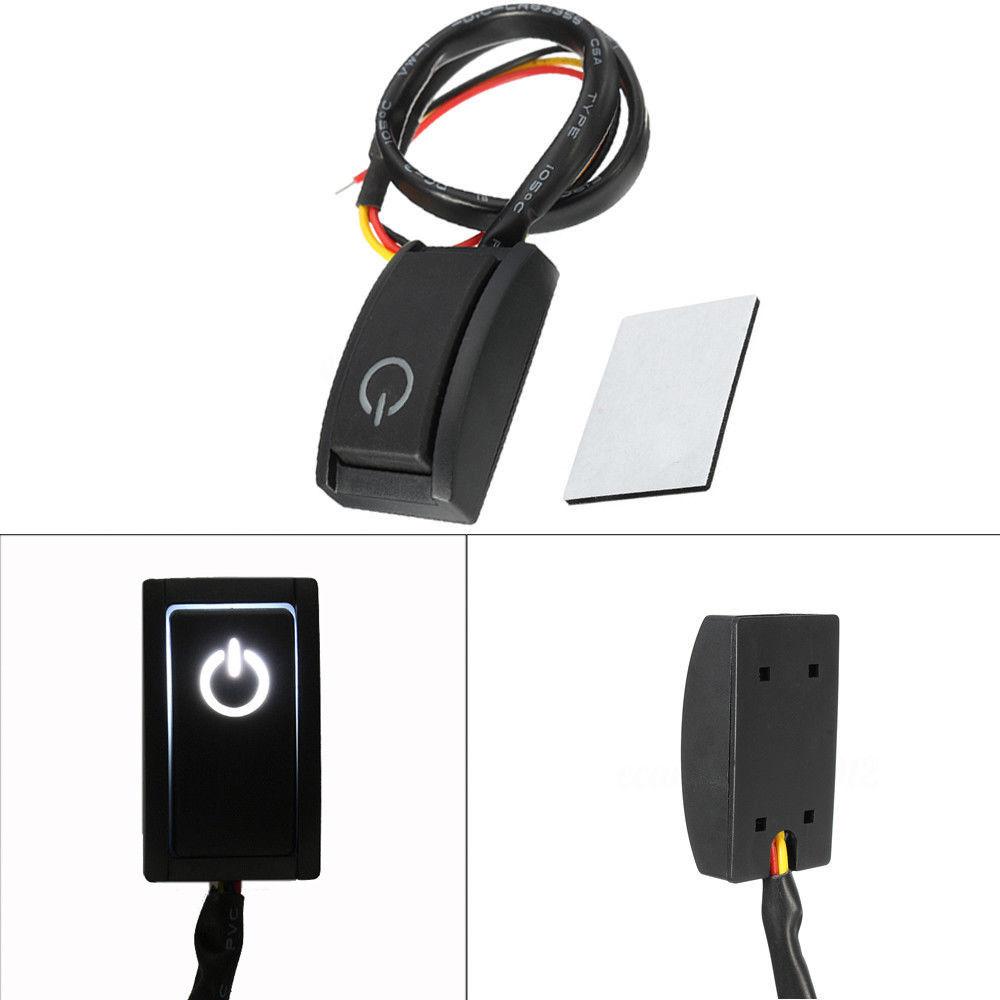 High Quality New Switches Button Switch Latching ON/OFF Plastic 3.6*2.1*1cm Button Car DC12V Kit LED Light Set Switches4