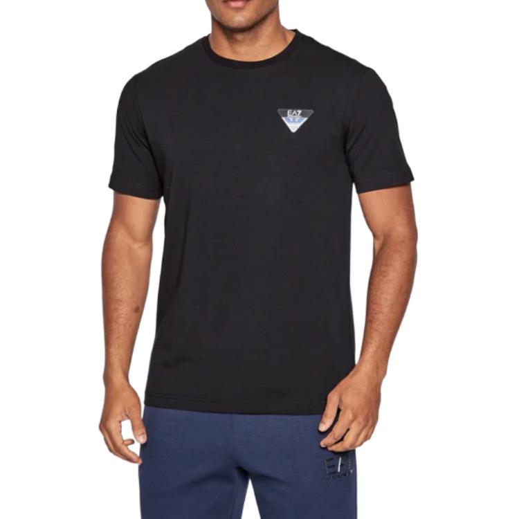 Emporio Armani EA7 T Shirt Men's Black 6LPT30-PJQ9Z-1200