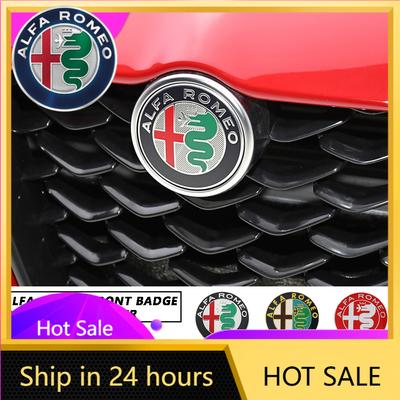 Autoaufkleber Für Alfa Romeo 70MM Metall Auto Frontgrill Kotflügel Emblem Aufkleber Auto Zubehör Für Alfa Romeo Giulia Stelvio Giul