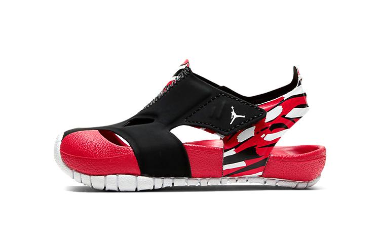 Air Jordan Flare TD Black University Red 22