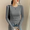 2025 New Autumn/Winter Women’s Warm Velvet Long Sleeve Base Shirt