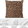 Cheetah Leopard Brown Decorative Throw Pillow Covers 18x18 Inch Farmhouse Cushion Cover Plush Pillow Case for Couch Sofa Bed Outdoor Home Decor