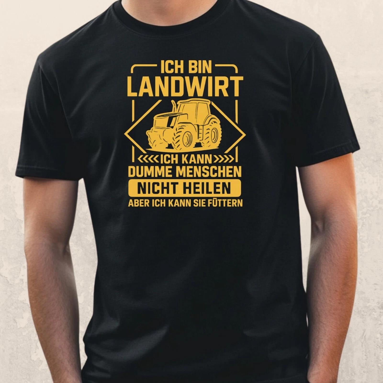 T-Shirt Herren Landwirt Bauer Spruch Motiv Baumwolle Größe S bis 5XL XXXXL
