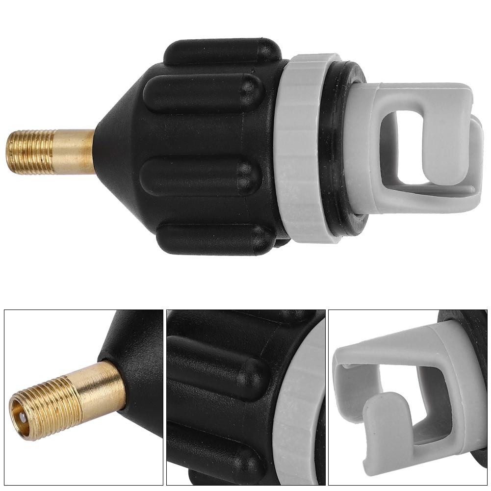 2Pcs Air Pump Inflator Surfboard Paddle Board Canoeing Adapter Heads Accessory