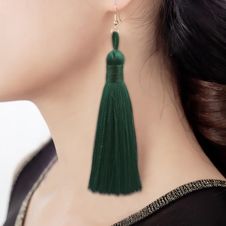3 Pairs Women Boho Fashion Long Tassel Earrings
