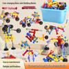 Versatile DIY Interlocking Skeleton Building Blocks: Educational Toys for Kids