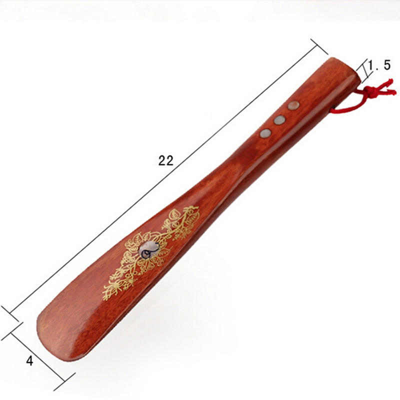 Wooden Durable Handle Shoehorn Shoe Horn Aid Stick Remover Tool 22Cm Oz