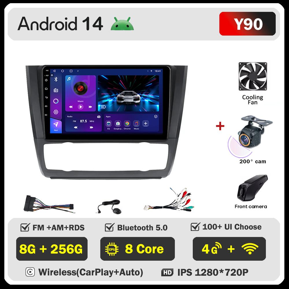 For BMW 1 Series E81 E82 E87 E88 AT 2004-2011Car Radio Player Car Carplay Screen Autoradio Mirror Link Car Intelligent System 4G