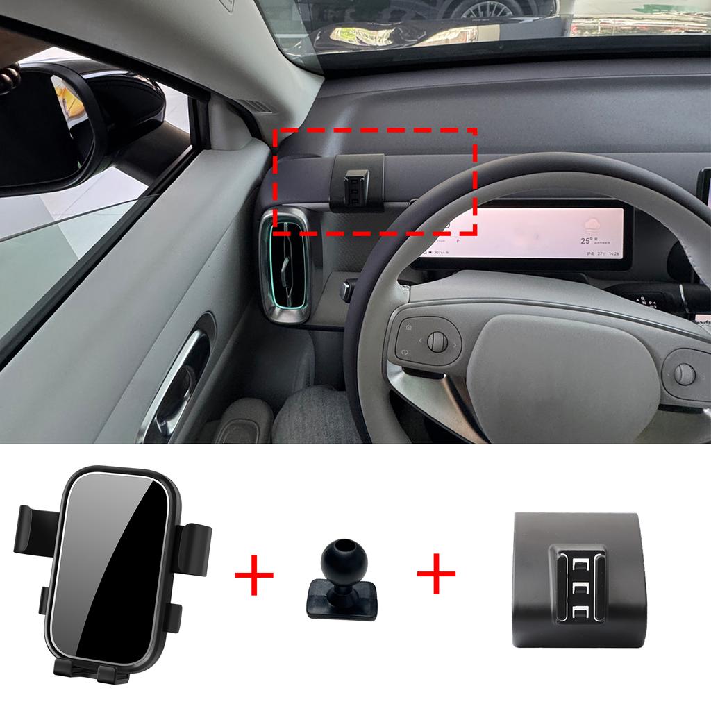 Car Mobile Phone Holder Fit for Leapmotor B01 GPS Bracket Accessories Navigation Stand Auto