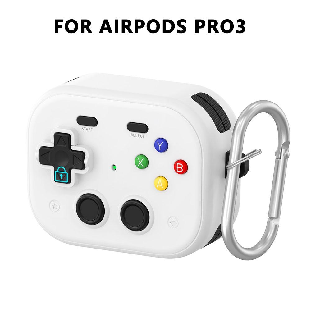 3D Game Console Protective Case For AirPods Pro 3 Cases Cover Liquid Silicone Design Earphone Protective Case With Cleaner Kit