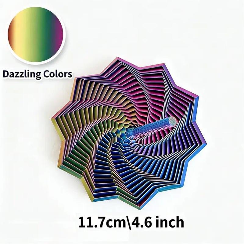 Spiral 3D Printing Fractal Hexagon Anti-Anxiety and Stress Relief Pocket Size Toy for Adults for Exquisite Home Decor Gift