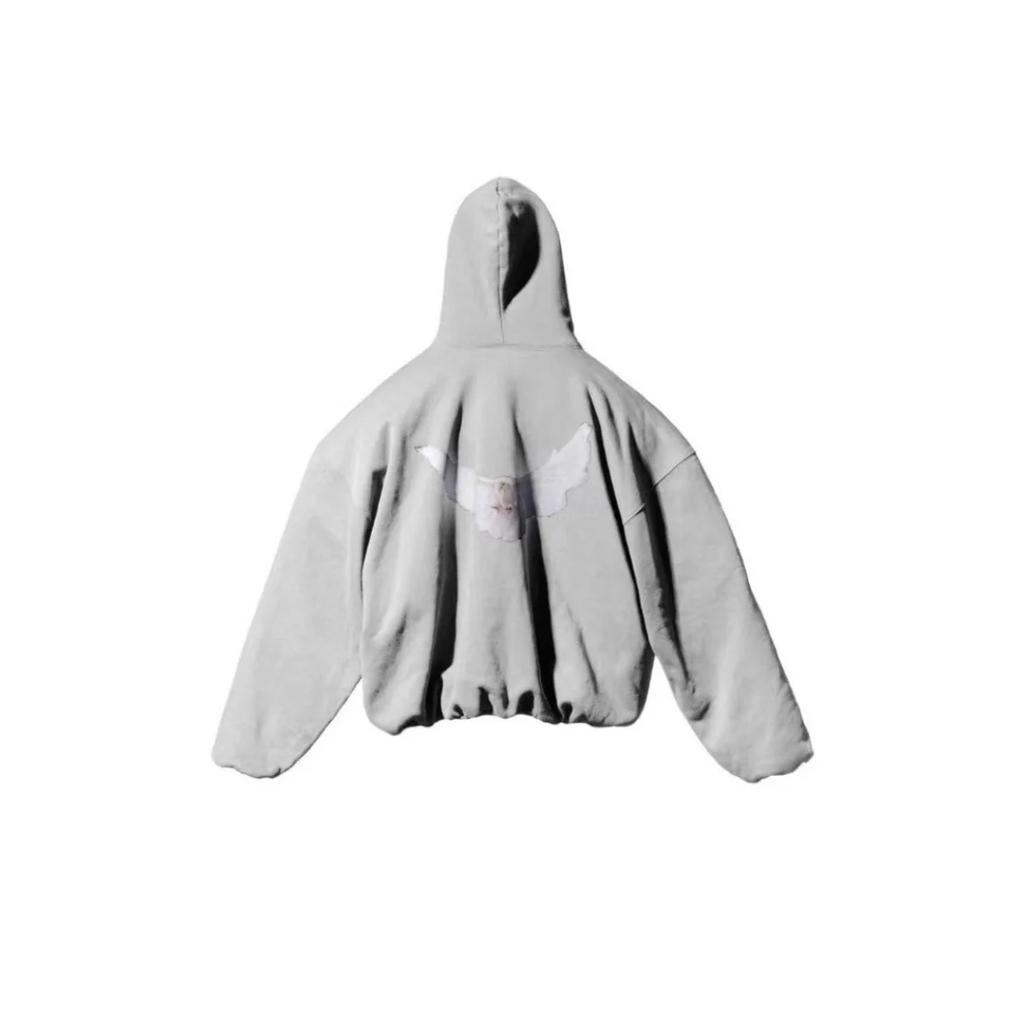 BeatStreet Taubenprint Kapuzenpullover Herren Streetwear Sweatshirts Hohe Qualität Locker Schwerer Stoff Pullover
