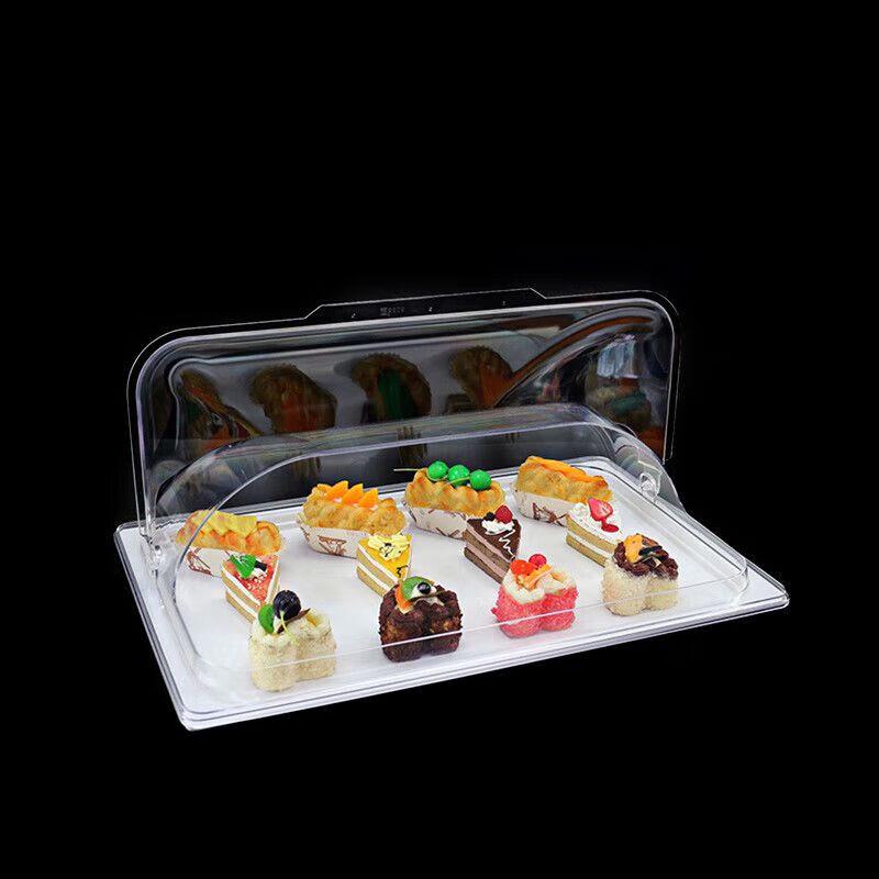 European Style Melamine Buffet Display Tray with Cover