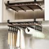 Functional Rack for Cabinet Covers and Utensils Storage Hoder with Hanger