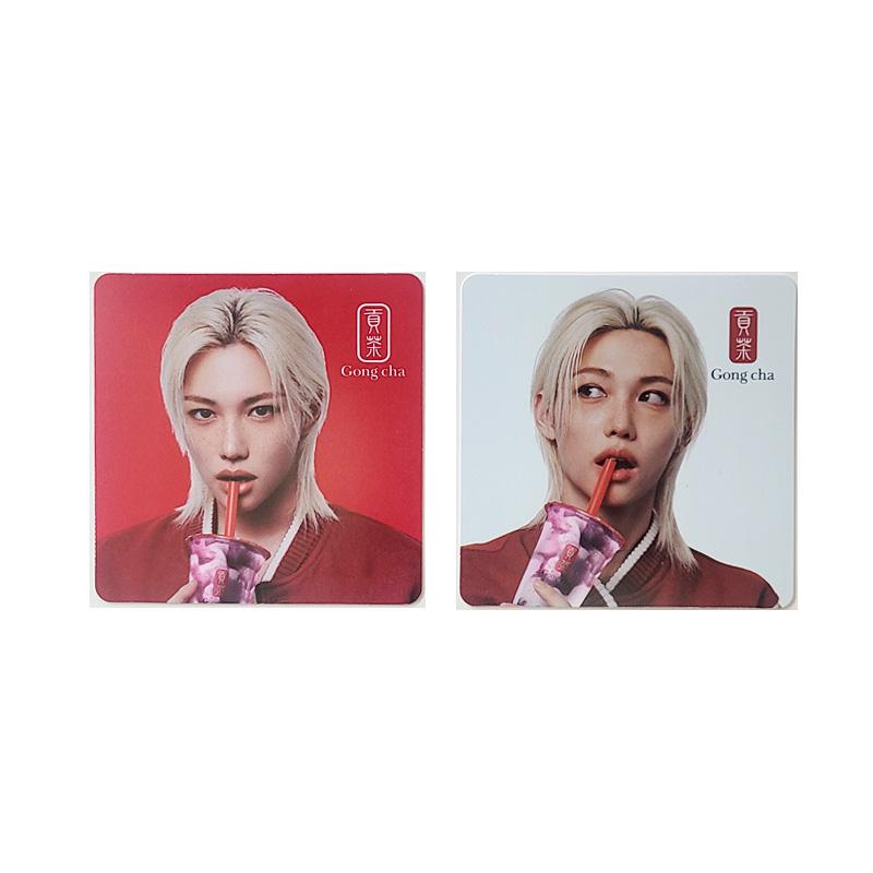 Stray Kids FELIX – Совместная подставка под стакан Gong cha 1Set