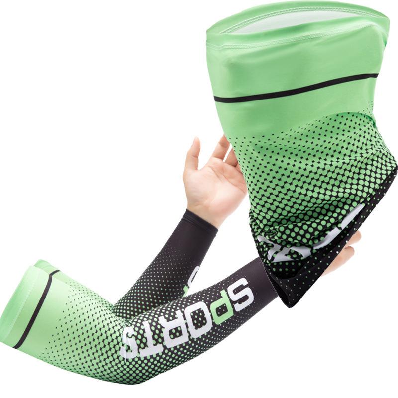 Eisseidenärmel Sonnenschutzmanschette UV-Sonnenschutz Armstulpen Anti-Rutsch Männer Frauen Lange Handschuhe Outdoor Cool Sport Radfahren