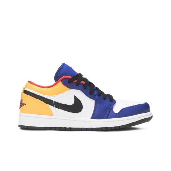 

Air Jordan Air Jordan 1 Low White Deep Royal Blue 553558-123 Men s Shoes EU 47.5 білий/глибокий