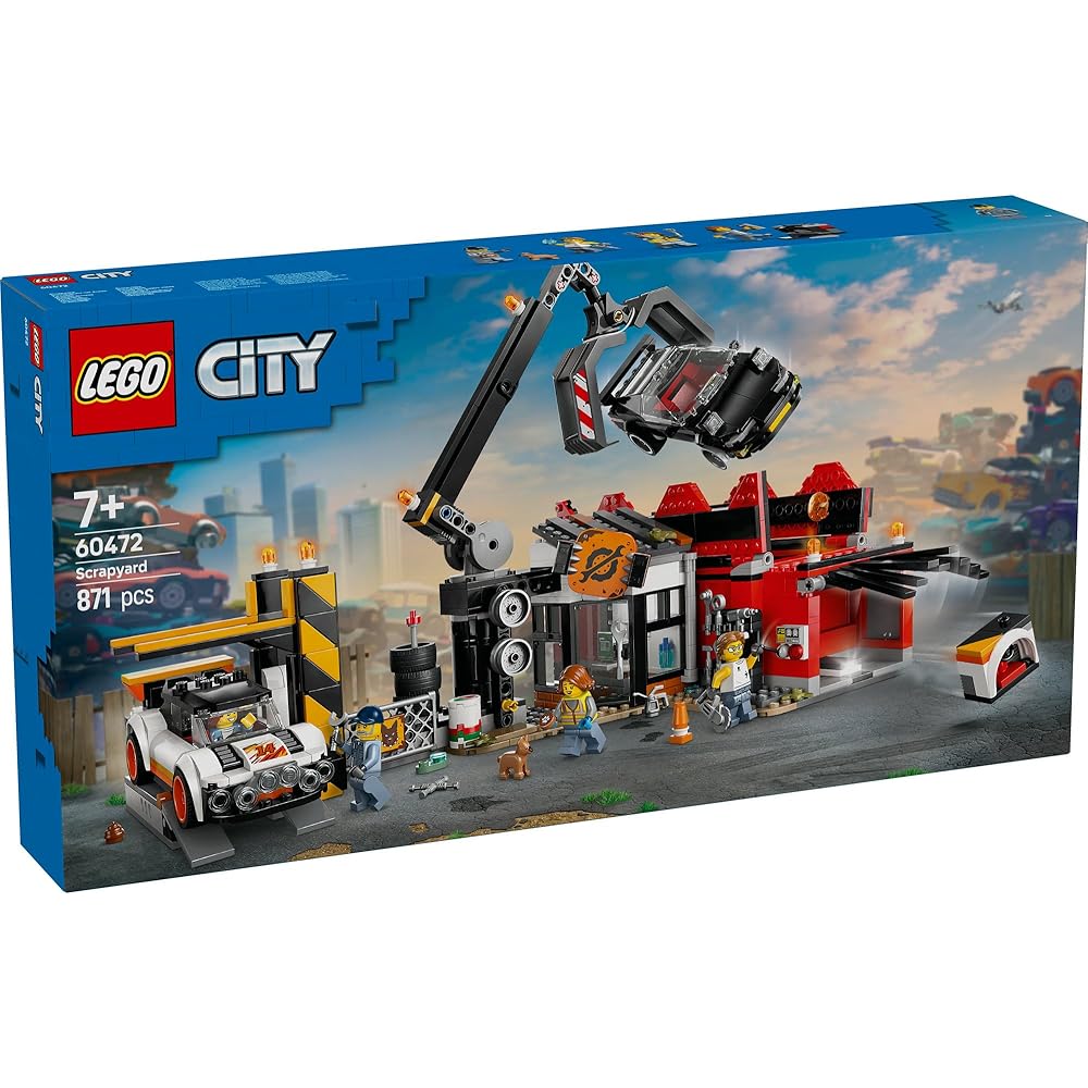 LEGO City Vehicle Junkyard Set 7-9 Years Old Kids Building Toy Blocks
