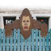 Fence Peeker Patio Peeping Sign Wooden Fence Signs Novelty Animal Peeking Courtyard Decor For Backyard Porch Patio
