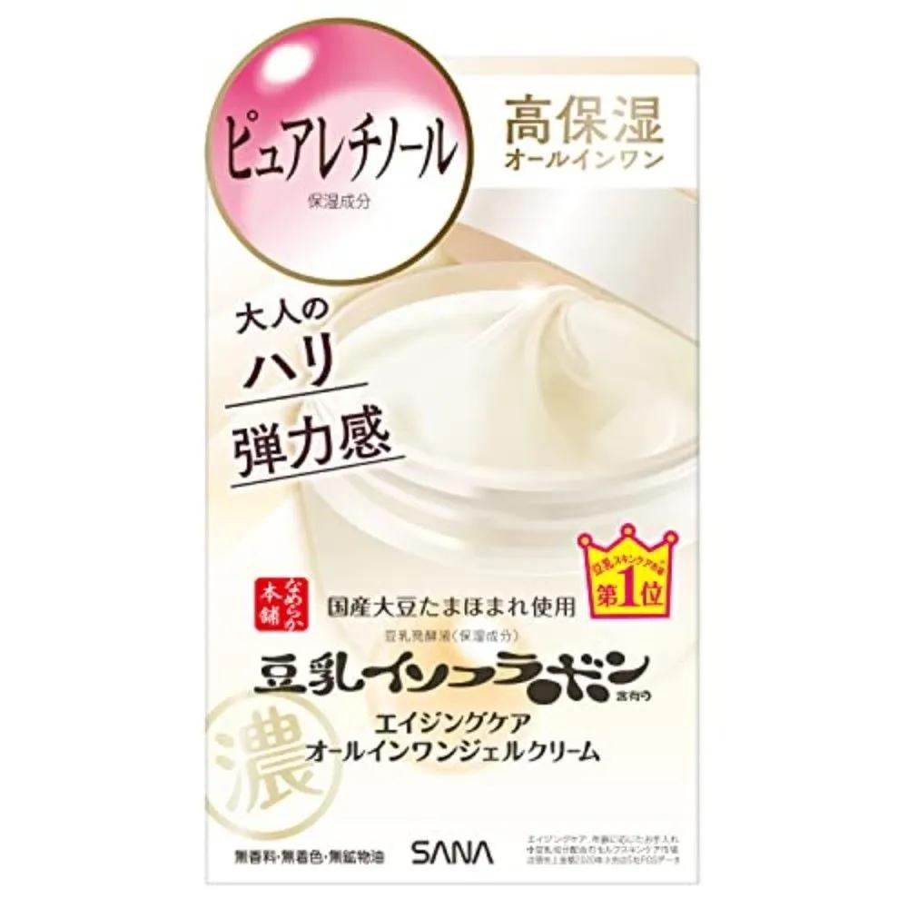 Sana Namerakahonpo Soy Milk Wrinkle Gel Cream N 100g 4-Piece Set
