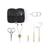 Fly Tying Tools Combo Kit Whip Finisher Bobbin Holder Bodkin Bobbin Threader for Fishing Lures fly lashing tools Stainless steel